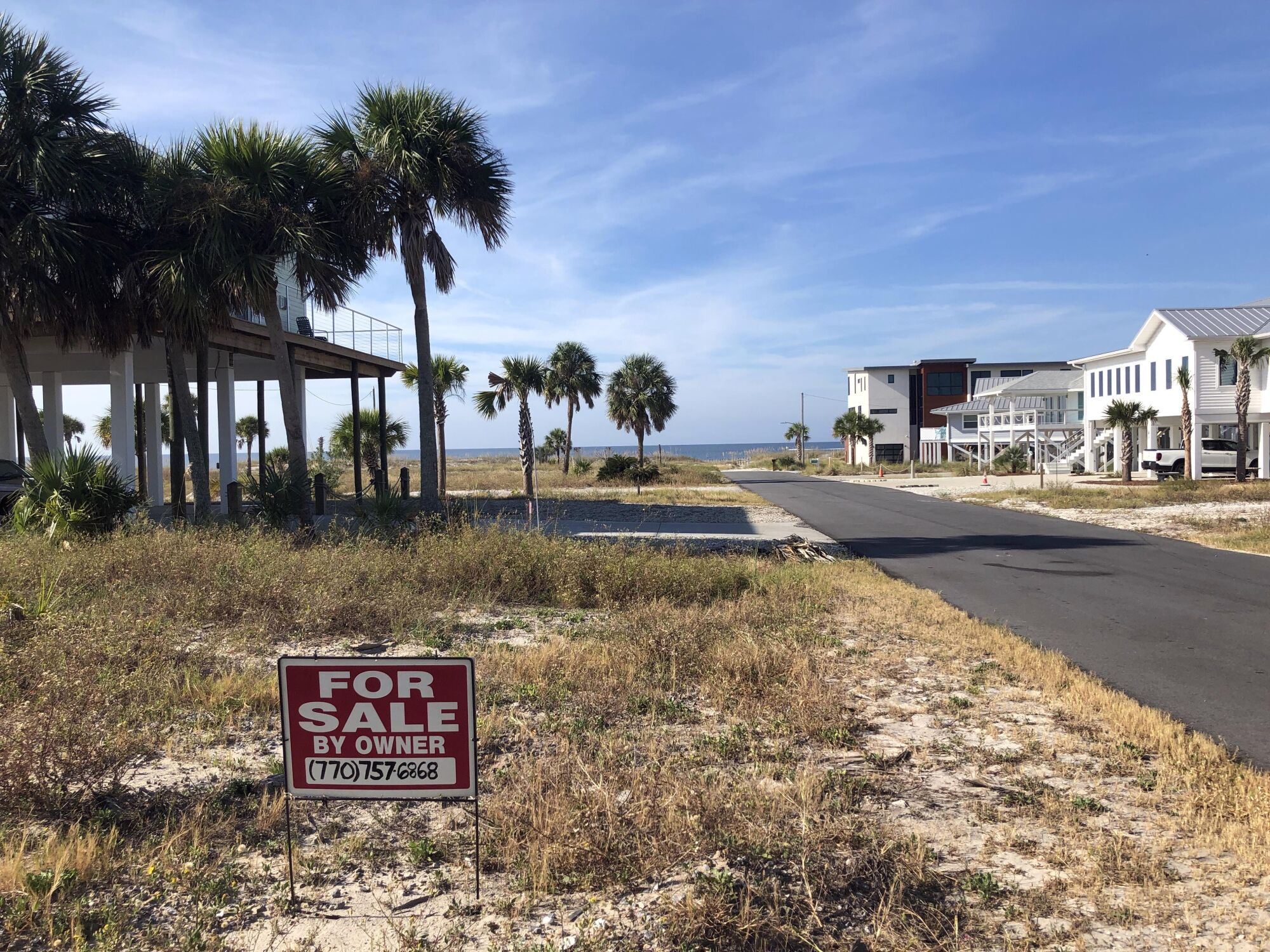 New homes are part of the rebuild of Mexico Beach after Hurricane Michael hit the town in 2018.
