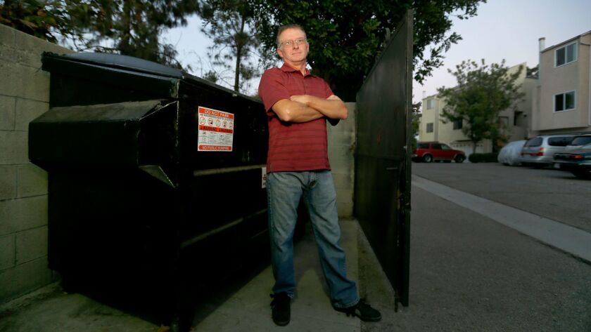 Scott Toland, president of the Armour Villa Condominium Owners' Assn., said the complex where he lives is facing a much bigger trash bill — thanks to the city's new RecycLA program.
