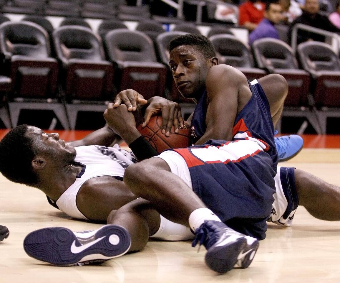 Bell-Jeff basketball vs. San Gabriel Academy at Staples Center