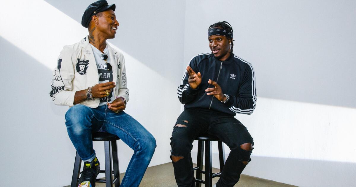 Pharrell Williams, Pusha T on sneakers and 'inspiring the youth' - Los  Angeles Times