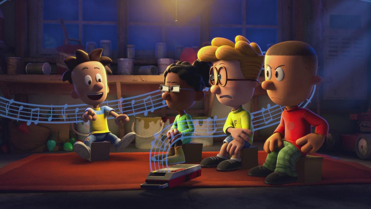 Four characters from the show "Big Nate"