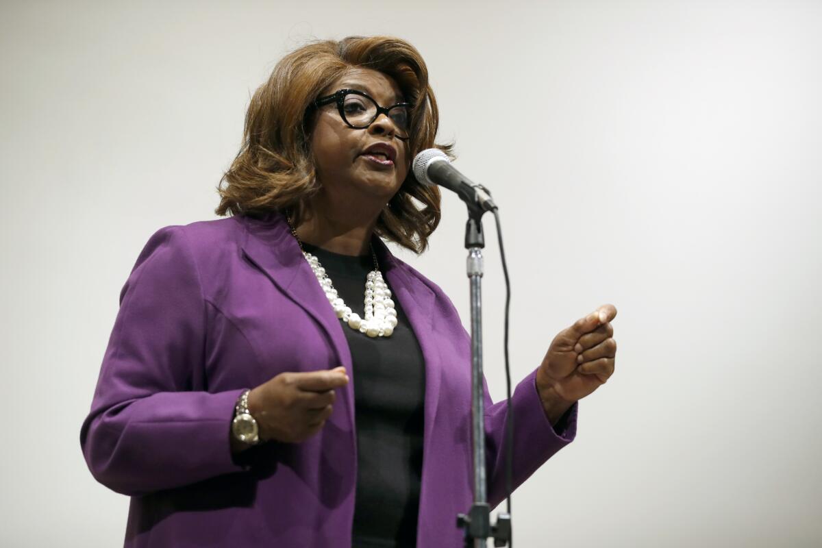 Ella Jones, shown in 2017, has been elected mayor of Ferguson, Mo. 