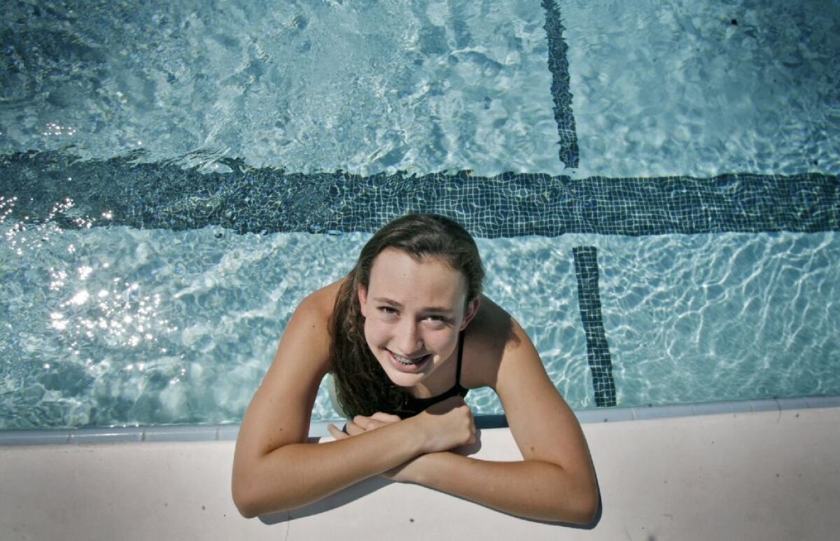 Flintridge Sacred Heart Academy's Kirsten Vose is the 2013 All-Area Girls' Swimmer of the Year.