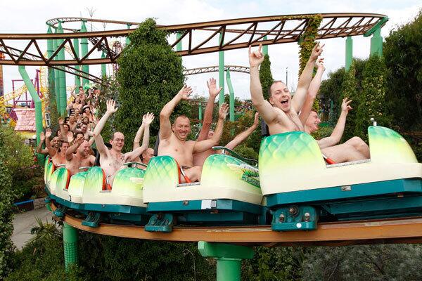 World's largest nude roller coaster ride
