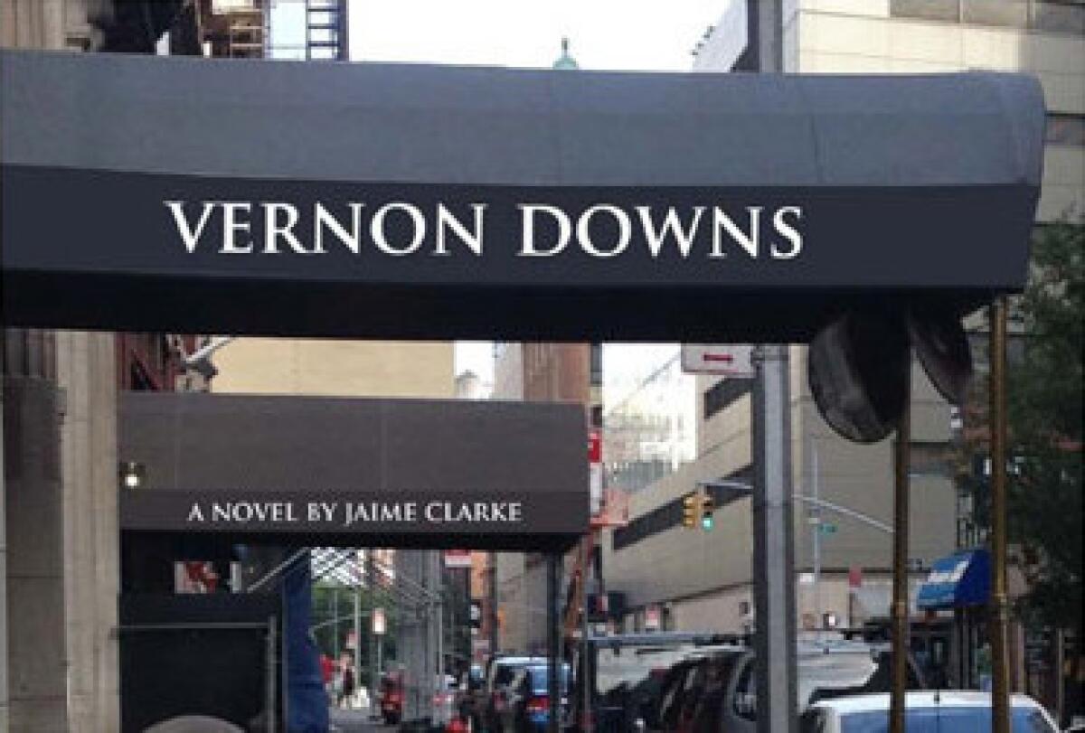 Author Jaime Clark doesn't want people to buy his novel "Vernon Downs" from Amazon.