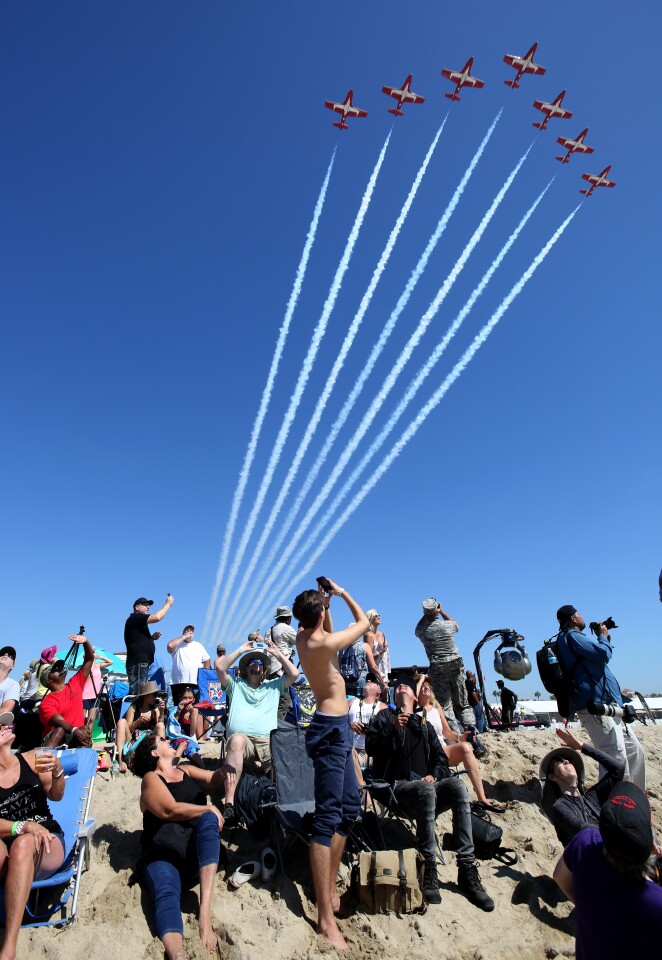 Spirits soar as international jet teams wow spectators during