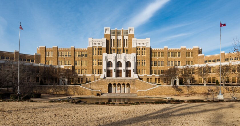 In 1957, nine African American students enrolled at Little Rock Central High School in Little Rock, Ark.