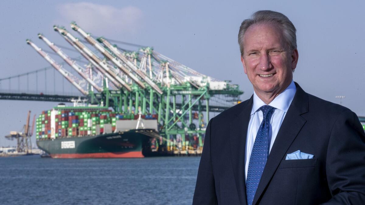 Gene Seroka, executive director of the Port of Los Angeles, said the trade war is complicating investment decisions. “Do you buy more trucks? Do you hire more people? Do you build another warehouse?"