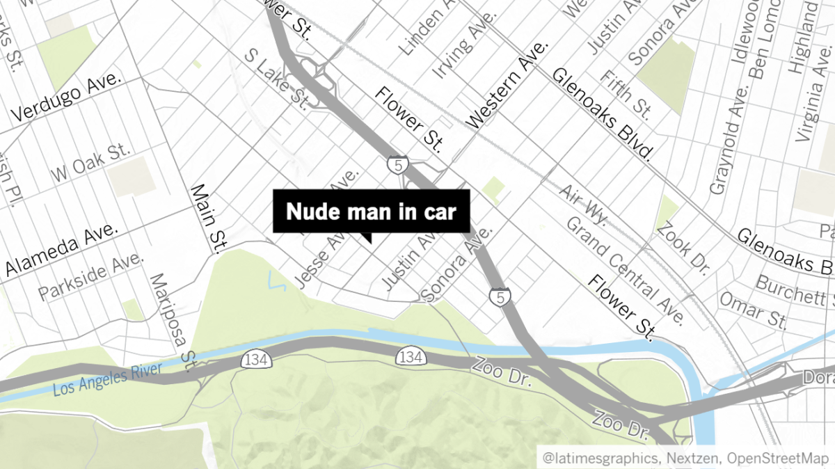 A nude man was caught on dashcam footage reportedly waving over an 11-year-old to his car in a Glendale parking lot last month, according to police.