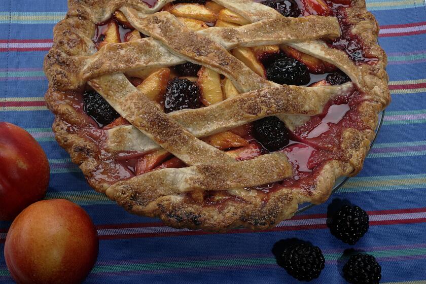 Recipe: Nectarine berry pie with black pepper crust