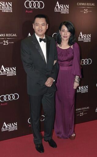 Chow Yun-fat and wife Jasmine