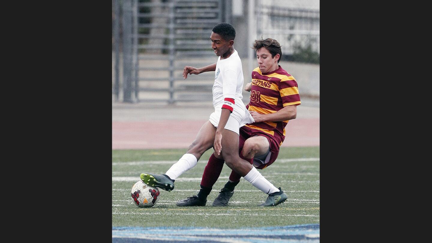 Photo Gallery: Crescenta Valley vs. La Canada in nonleague boys' soccer