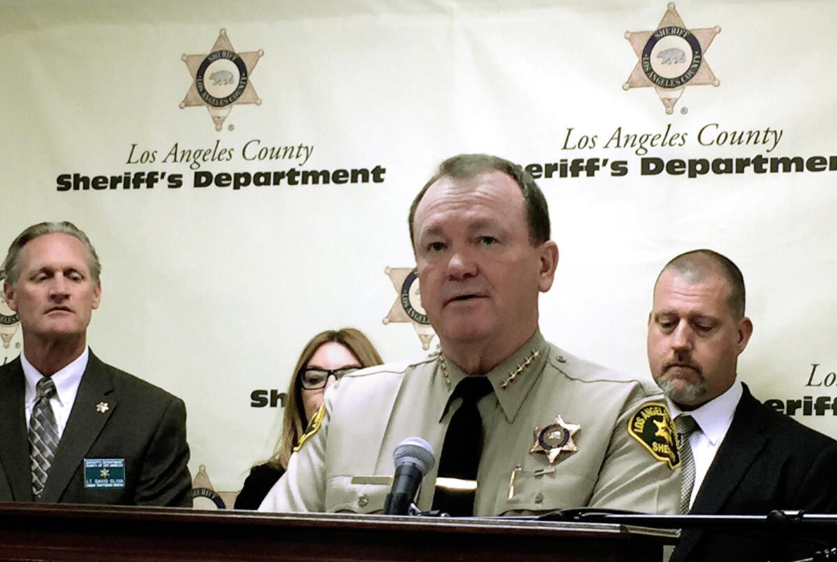Los Angeles County Sheriff Jim McDonnell announced last week that three people were arrested on suspicion of trafficking a Los Angeles woman after fooling her into thinking she was going to a birthday party.