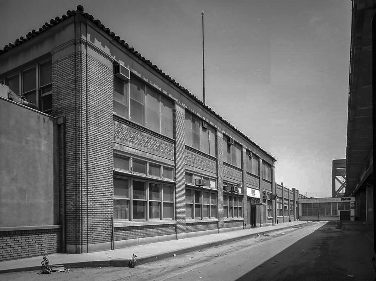 Undated photo of Adminstration Building of the Ford Motor Co. Long Beach assembly plant. The plant opened in 1930 and closed in 1958.