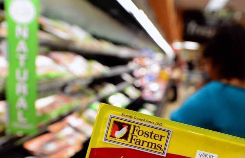 Foster Farms isn't recalling its contaminated chicken, but the Ralphs supermarket chain has pulled it off the shelves.
