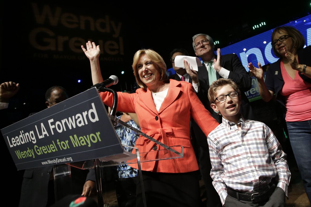 Wendy Greuel on May 21, 2013. 