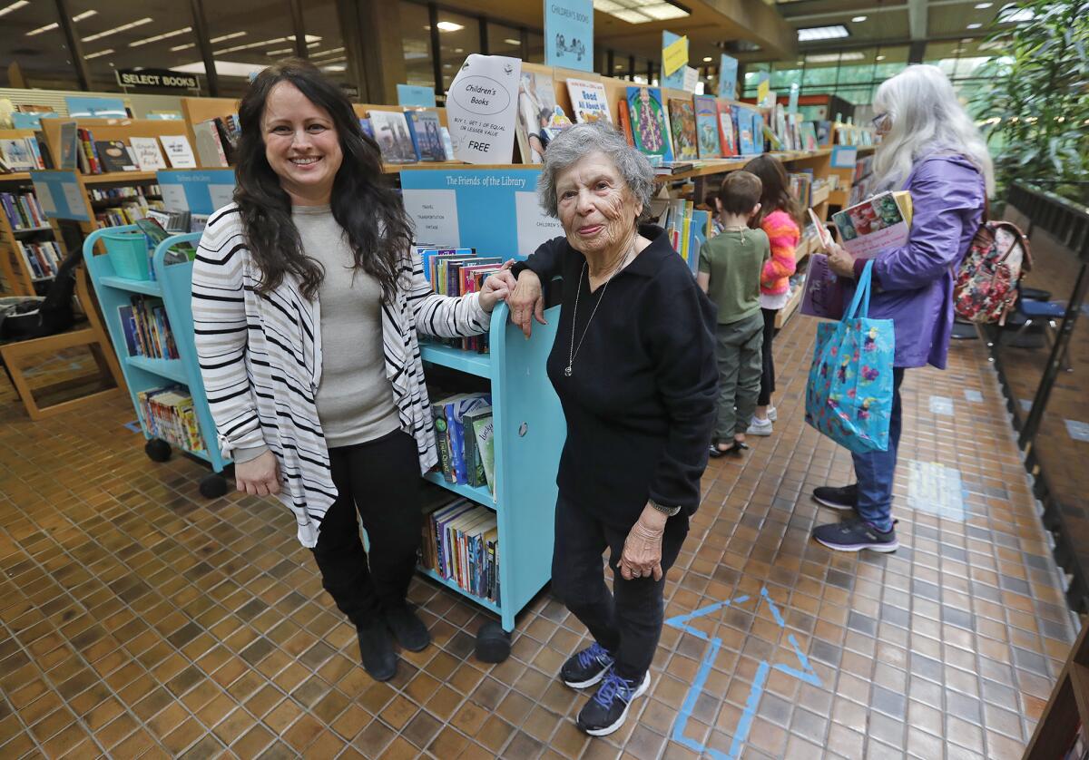 Amber Cambria, left, and Sheila Plotkin formed the Butterfly Book Project to give new life to discontinued books.