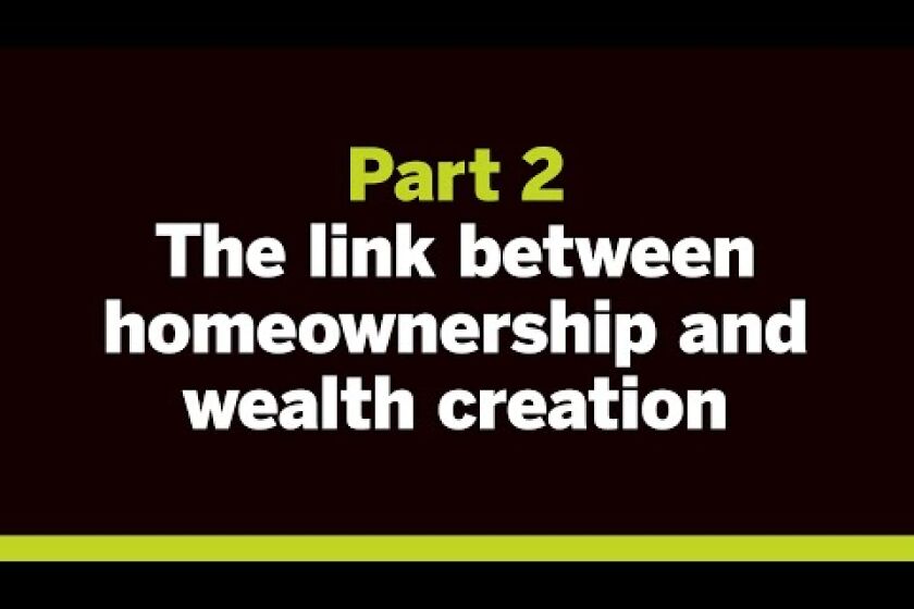 Part 2: The link between homeownership and wealth creation