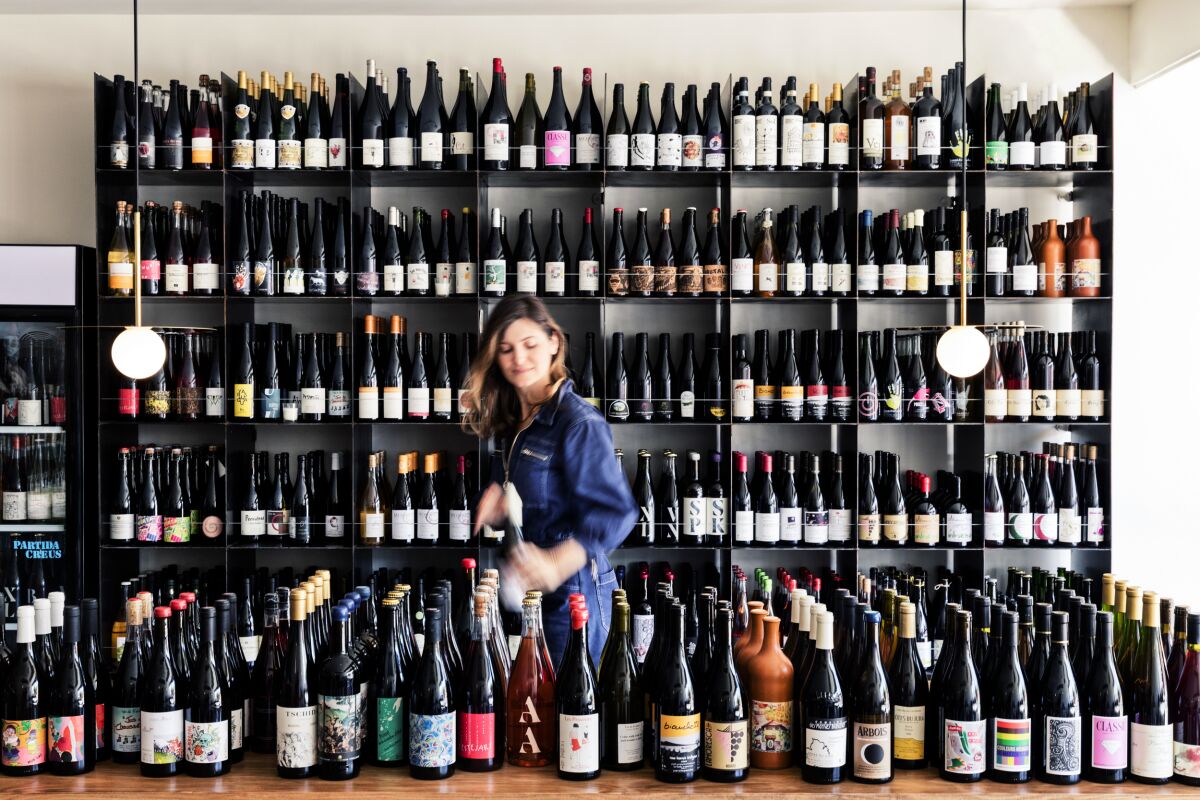 Owner Natalie Hekmat at Voodoo Vin in Virgil Village