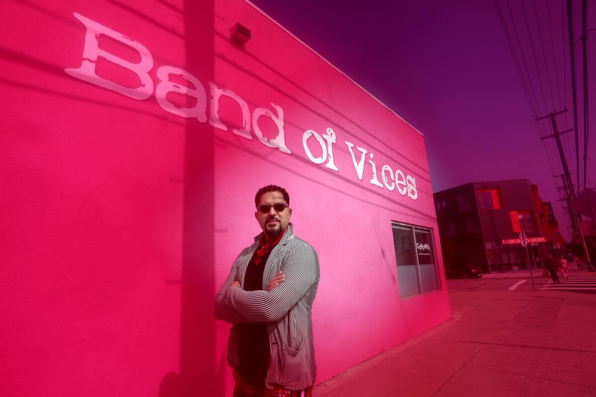 Terrell Tilford, owner of Band of Vices art gallery