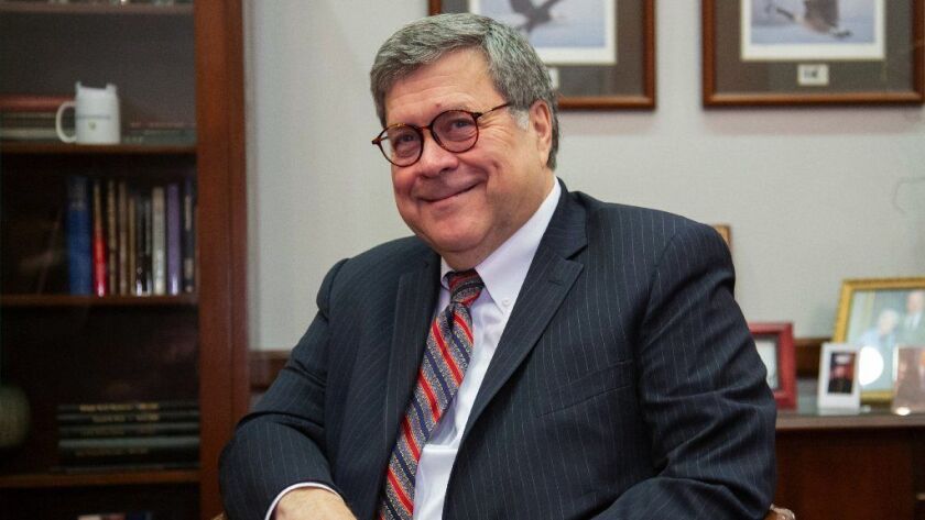 President Trump's attorney general nominee, William Barr, is expected to be grilled by Democratic senators Tuesday over his views about the special counsel investigation and presidential power.