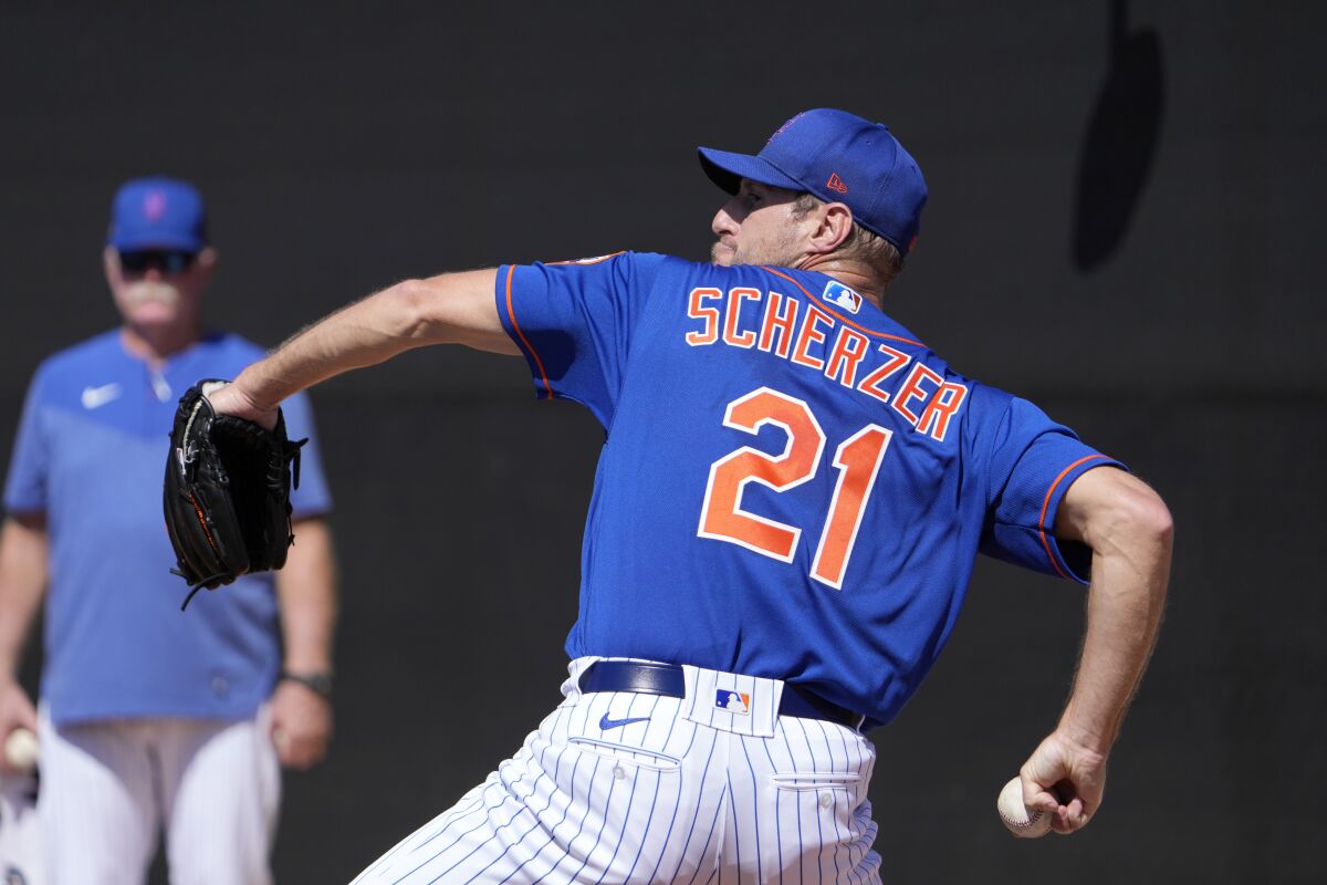 New York Mets pitcher Max Scherzer 