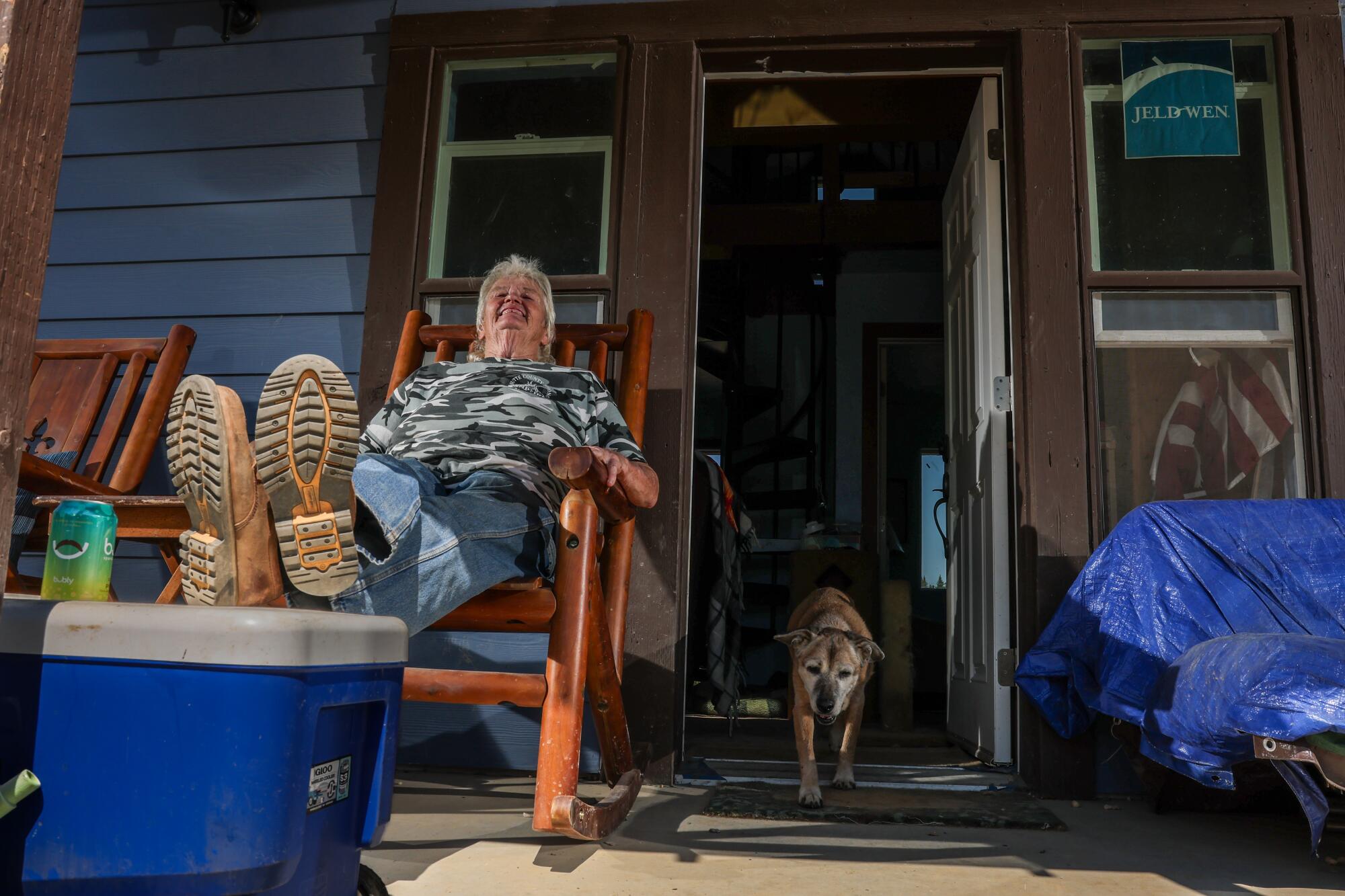Pat Butler moved into her rebuilt home last Christmas Eve.
