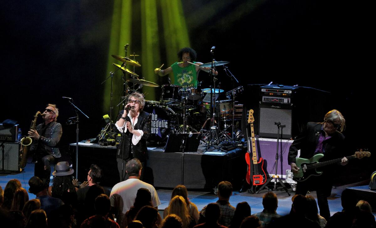 Psychedelic Furs perform at the Pacific Amphitheatre.