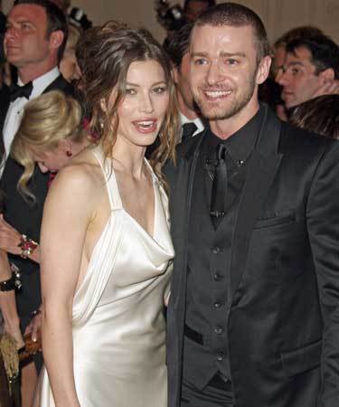 Jessica Biel and Justin Timberlake were Ralph Lauren's guests to the gala.