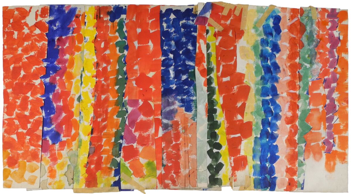 "Untitled," circa 1968, by Alma Thomas, part of an exhibition devoted to African American women artists at Sprüth Magers in L.A. (Hemphill Gallery)