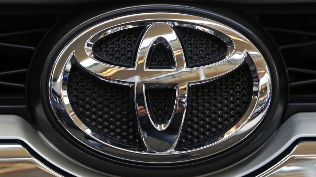 Toyota said most of its U.S. models should come equipped with vehicle-to-vehicle communication by the mid-2020s.