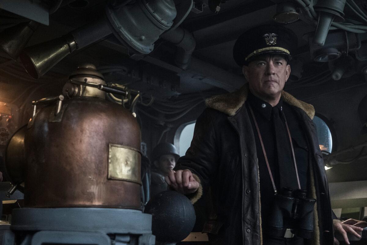 Tom Hanks in the movie "Greyhound."