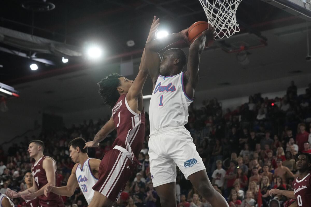 Johnell Davis scores 24 points to lead No. 13 Florida Atlantic over ...