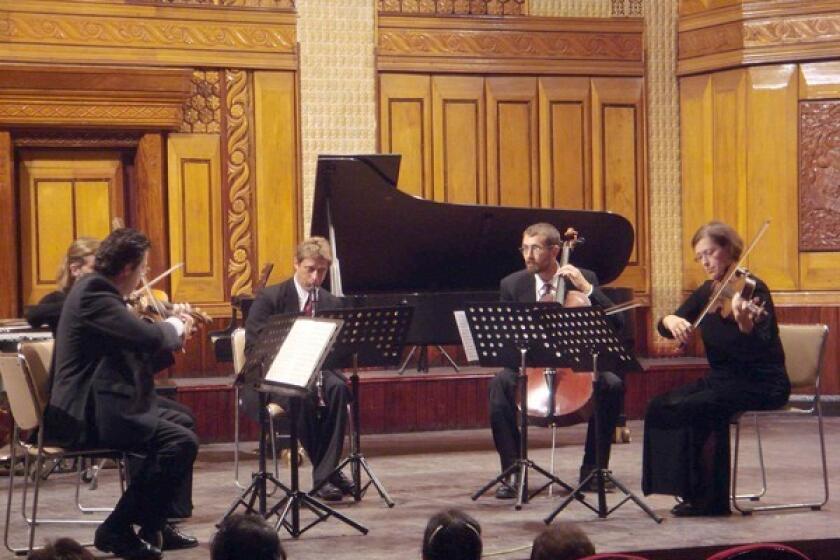 Pasadena-based Southwest Chamber Music performs at the Vietnam National Academy of Music in Hanoi in 2006.