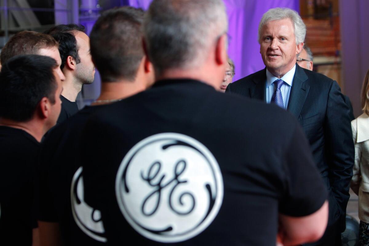 General Electric Co. CEO Jeffrey Immelt on a visit to the General Electric plant in Belfort, eastern France last June.