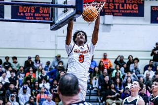 Alijah Arenas of Chatsworth scored 30 points, including this dunk, in win over Cleveland.