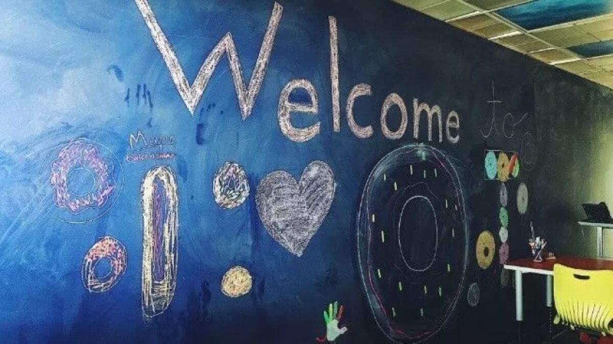 A 2018 photo of The Winston School’s sensory room