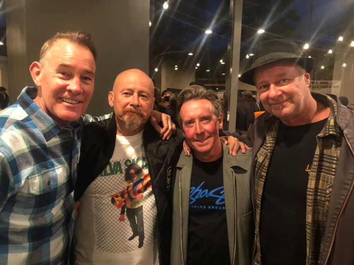 Steve Cathey, Dennis Martinez, Billy Ruff and Dan Colburn