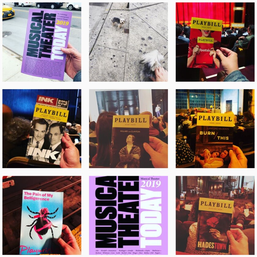 Jose Solis’s Playbill-filled Instagram feed