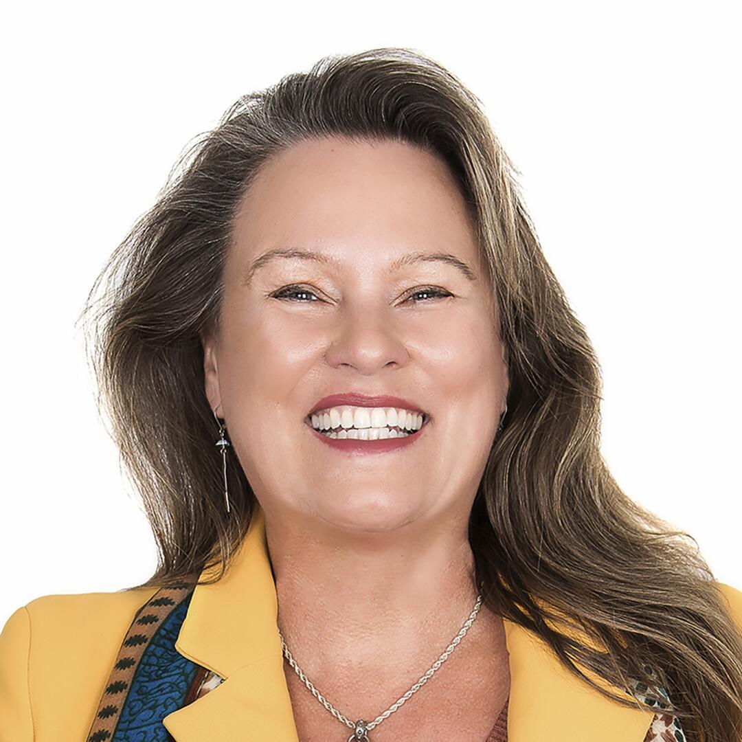 A portrait of Deborah La Franchi