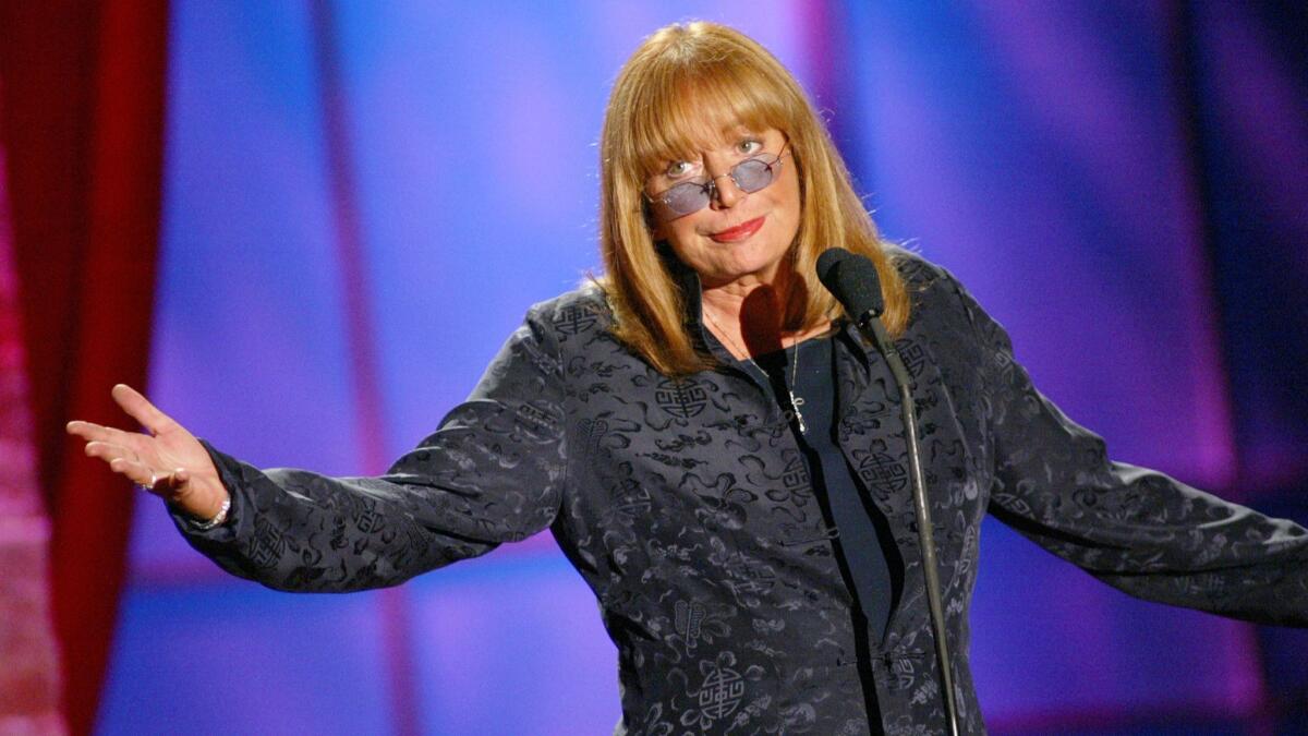 Penny Marshall, seen in 2002, died Monday from complications related to diabetes, spurring an outpouring of grief online.