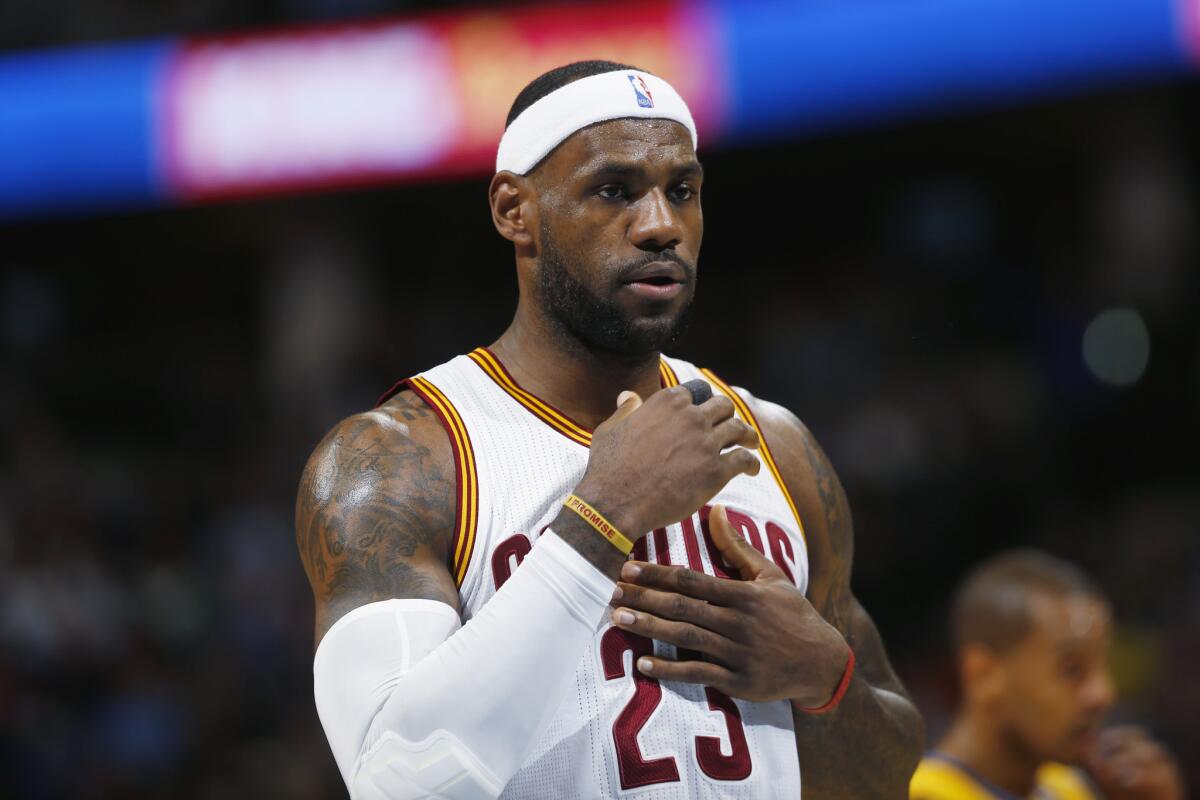 Cleveland Cavaliers forward LeBron James has been sidelined recently because of left knee and lower back strains.