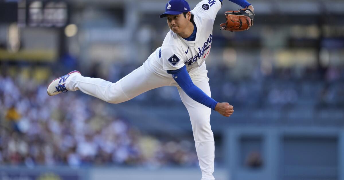 Shohei Ohtani pitches like an ace as Dodgers sweep the Reds