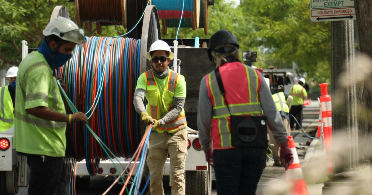 Ting is completing construction in Solana Beach, and will be continuing construction in Encinitas.
