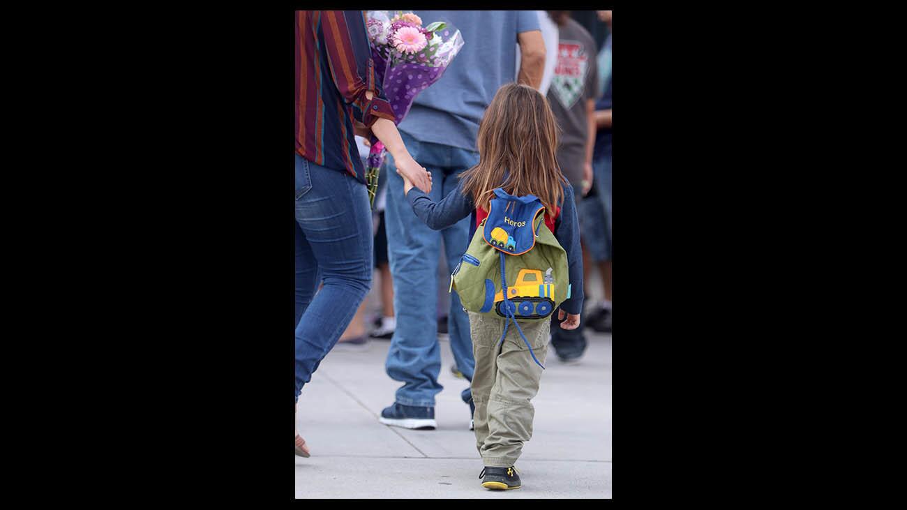 Photo Gallery: First day of classes at Cerritos Elementary School