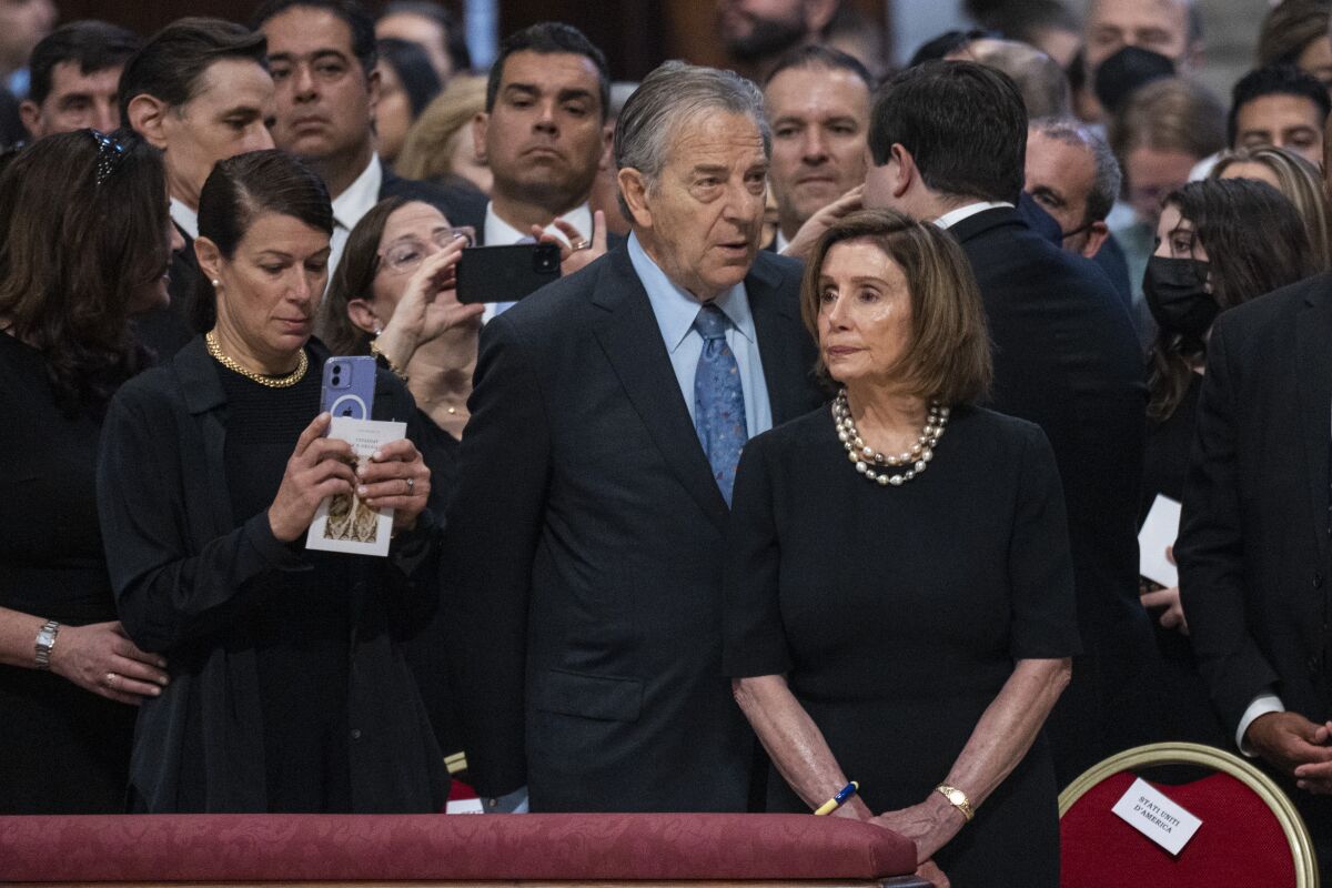 A man and woman at church.