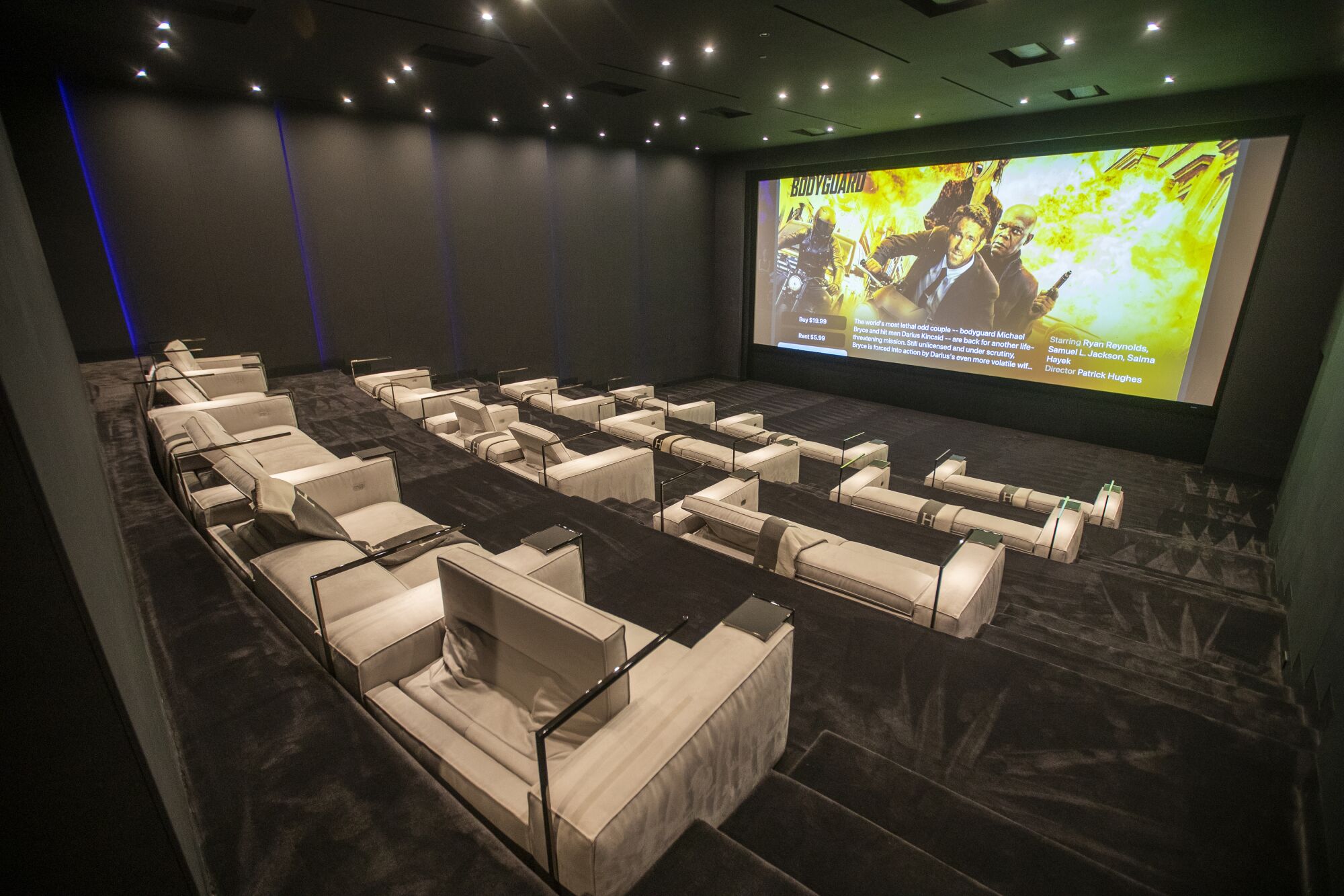 A view of a 50-seat theater at The One.