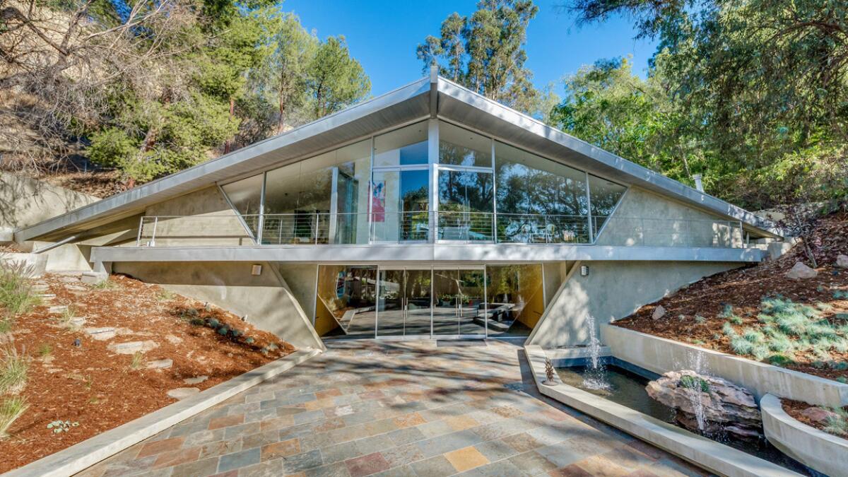 The Midcentury Modern showplace in Tarzana was designed by architect Harry Gesner.