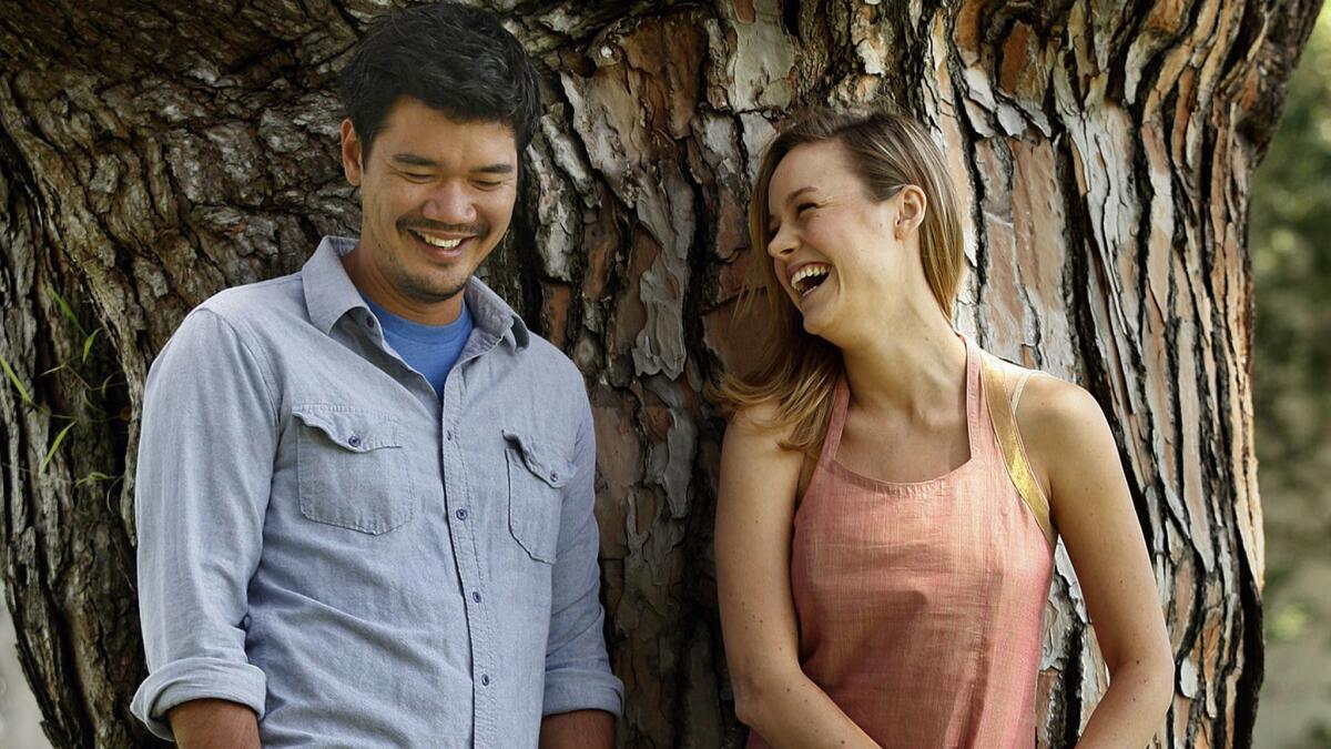 Destin Daniel Cretton with actress Brie Larson in 2013.