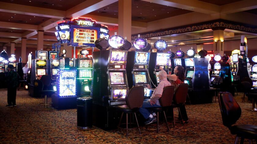 Golden Acorn Casino's modest-sized casino floor has 750 slot machines and eight table games, including $3 blackjack.
